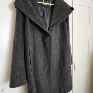 Sam Edelman Women's Charcoal Cape Coat